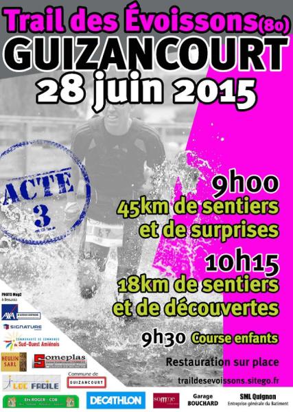 Trail des evoissons 2015